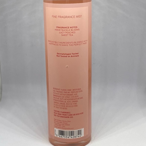 Bath & body works Honeysuckle Peach Tea mist - Picture 4 of 4